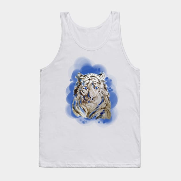 Tigress of Ice Tank Top by CelticDragoness